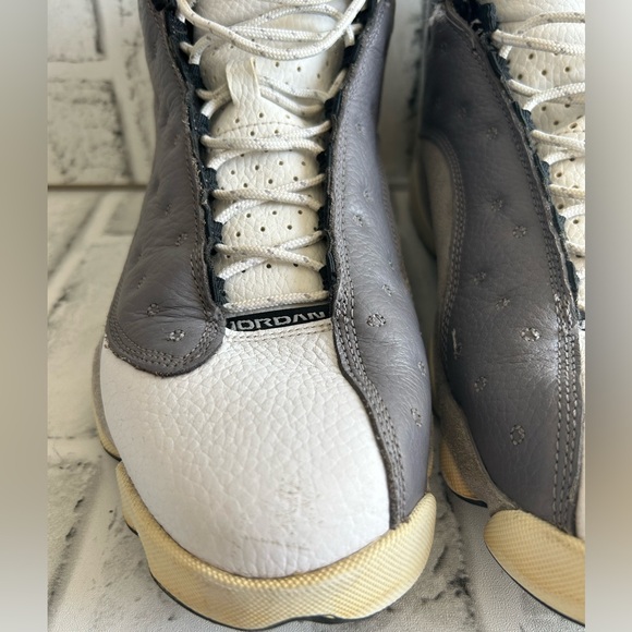 Air Jordan 13 Retro Atmosphere Grey Black White 414571- 016 Men’s Shoes Size 11 - Picture 2 of 12